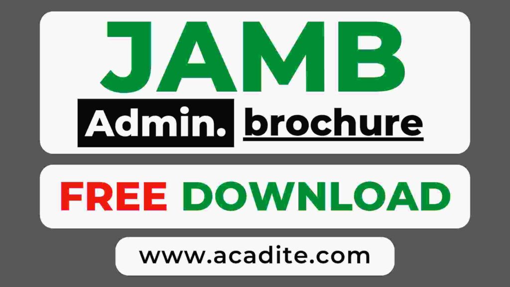 admin brochure