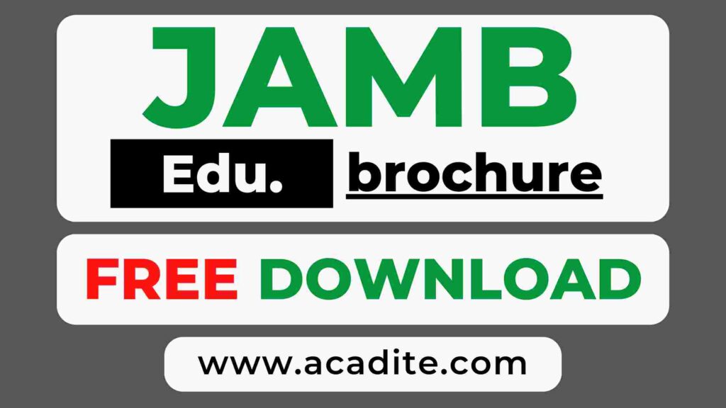 education brochure
