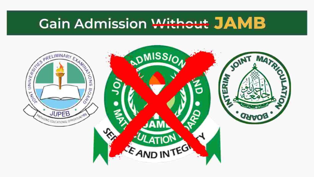 Admission without JAMB