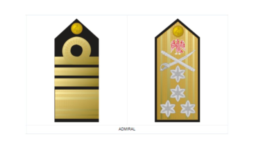 Nigerian Navy Admiral rank symbol