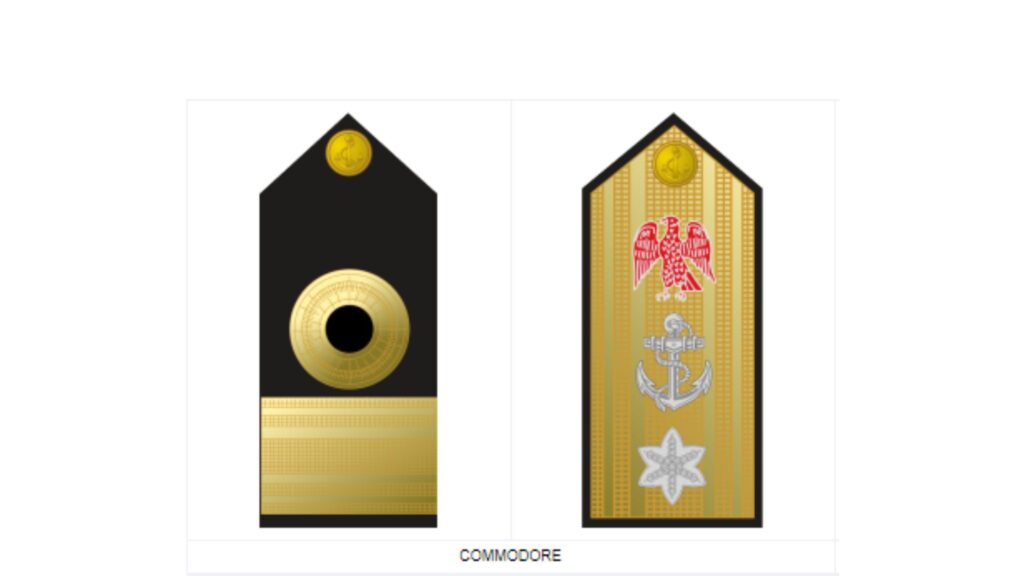 Nigerian Navy Commodore rank symbol