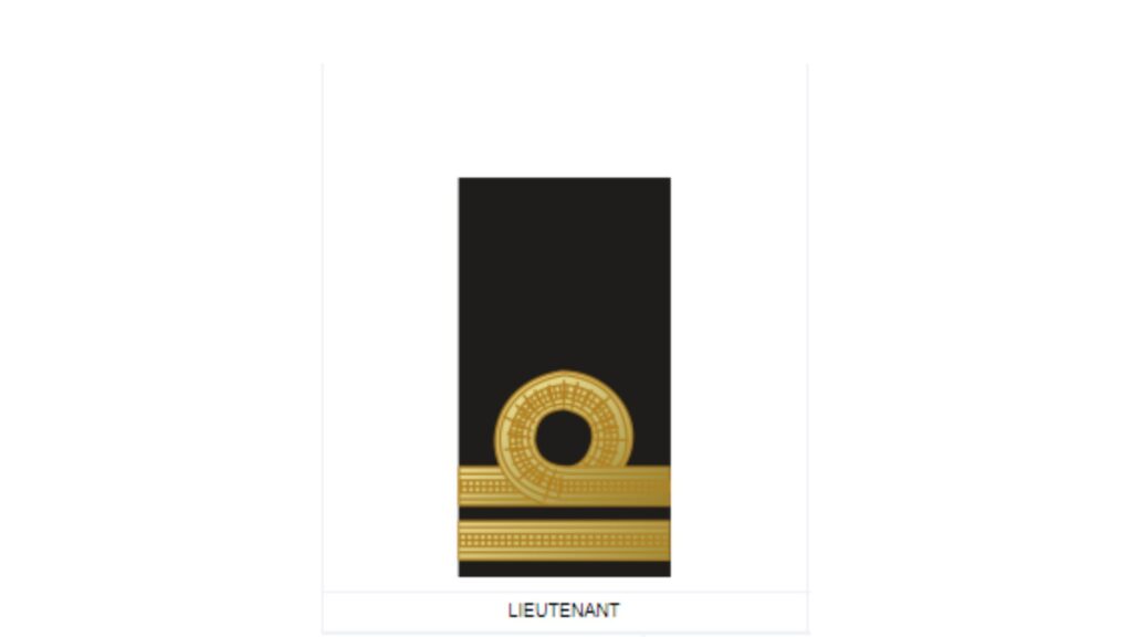 Nigerian Navy Lieutenant rank symbol