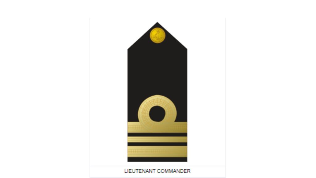 Nigerian Navy Lieutenant Commander rank symbol