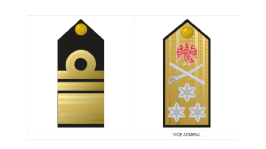 Nigerian Navy Vice Admiral rank symbol