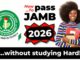 Pass JAMB without studying