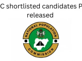 NPC shortlisted candidates