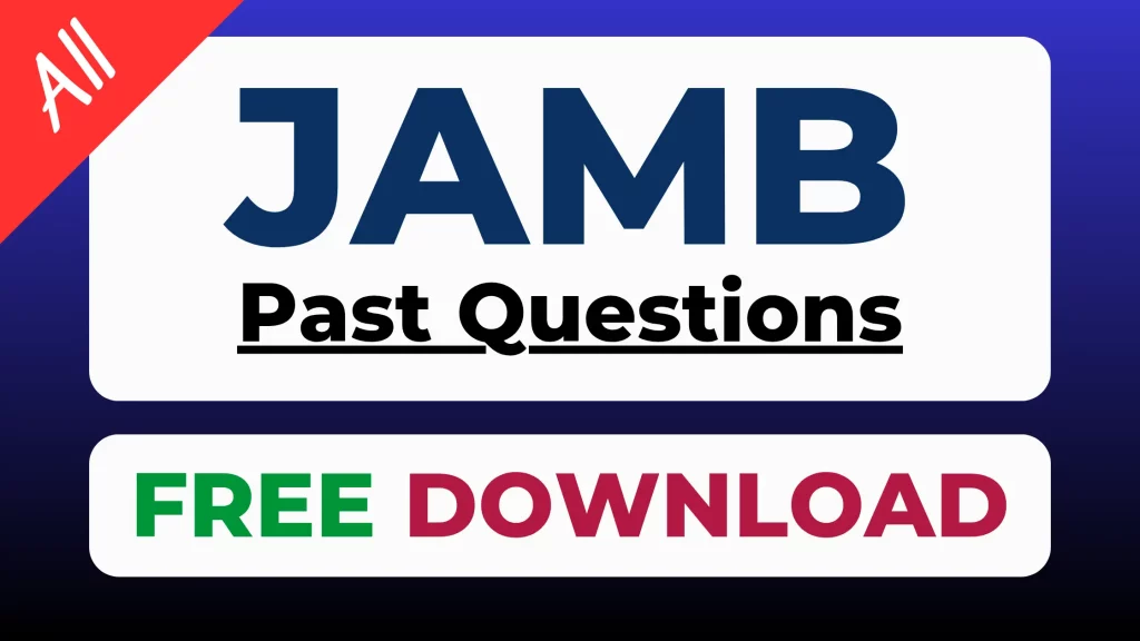 Free JAMB past questions and answers PDF download 
