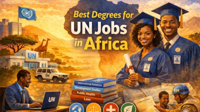 Best degrees for UN jobs in Africa