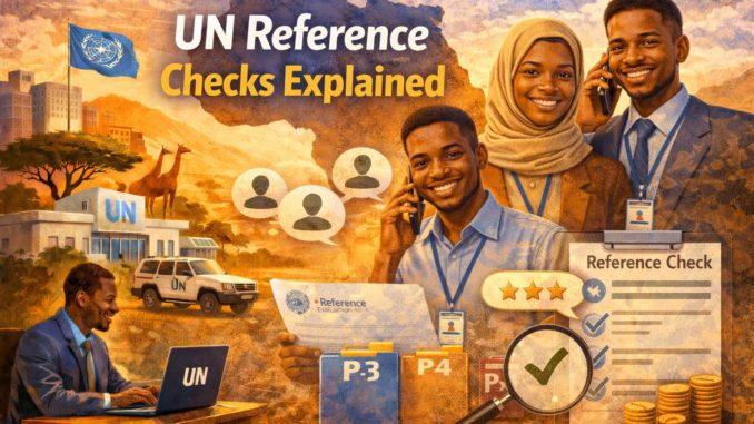 Reference checks in the UN explained