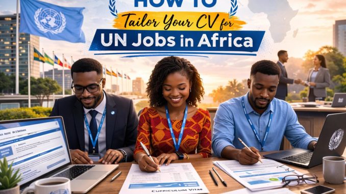 CV for UN Jobs in Africa