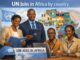 UN Jobs in Africa by Country