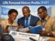 UN personal history profile