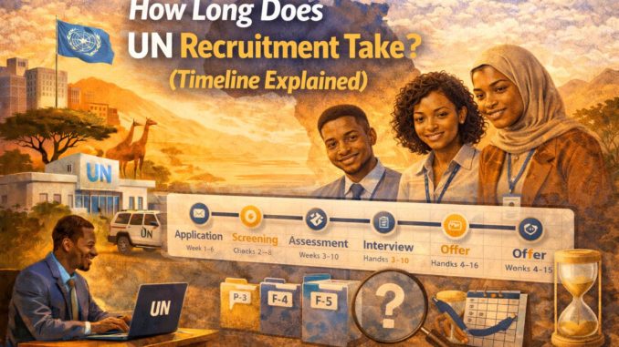 How long does UN recruitment take