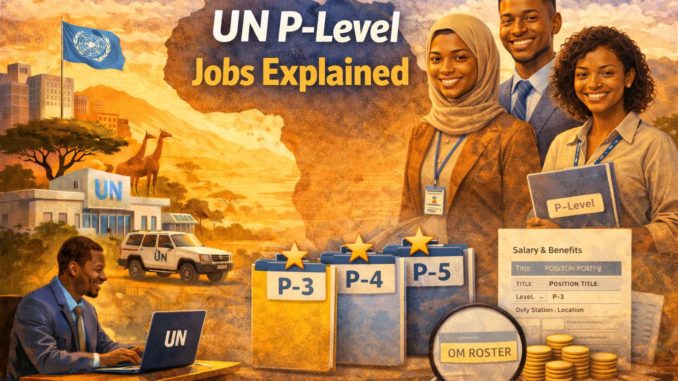 UN P-Level job roles in Africa